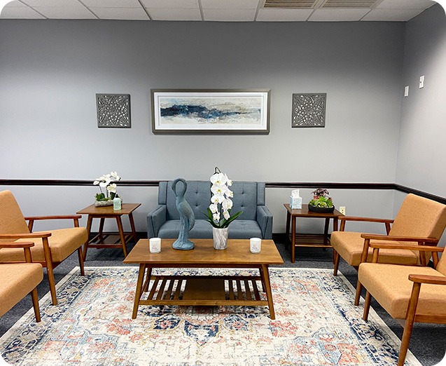 Welcoming Waiting Area | Veda Health | Direct Primary Care | The Woodlands | Texas